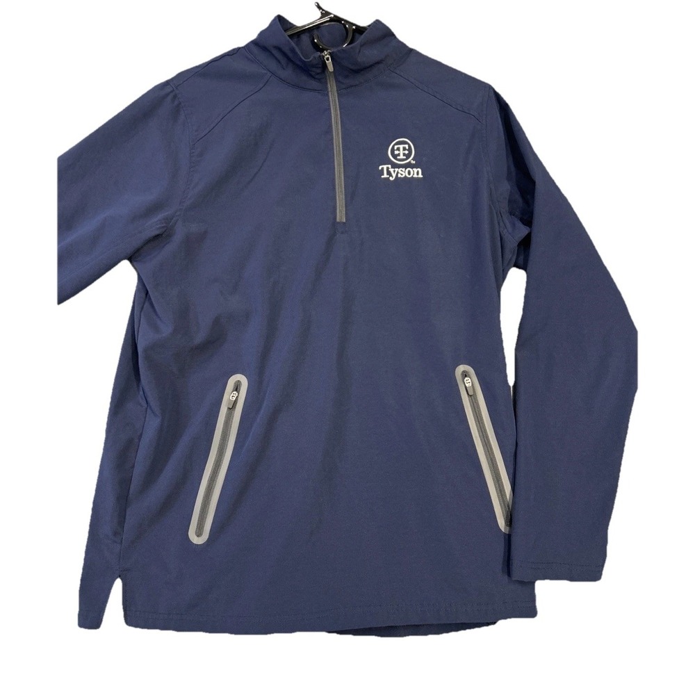 Tyson Quarter-Zip Pullover Jacket - Navy medium